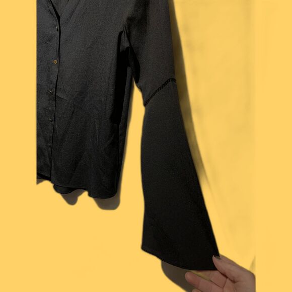 CALVIN KLEIN dressy blouse SIZE LARGE - Picture 3 of 5